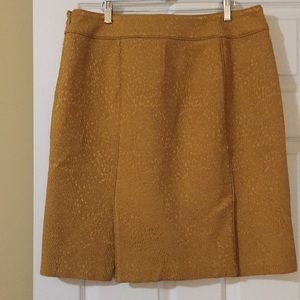 Banana Republic Gold Skirt Size 14